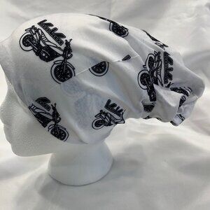 Suzuki VanVan White buff headband neck gaiter